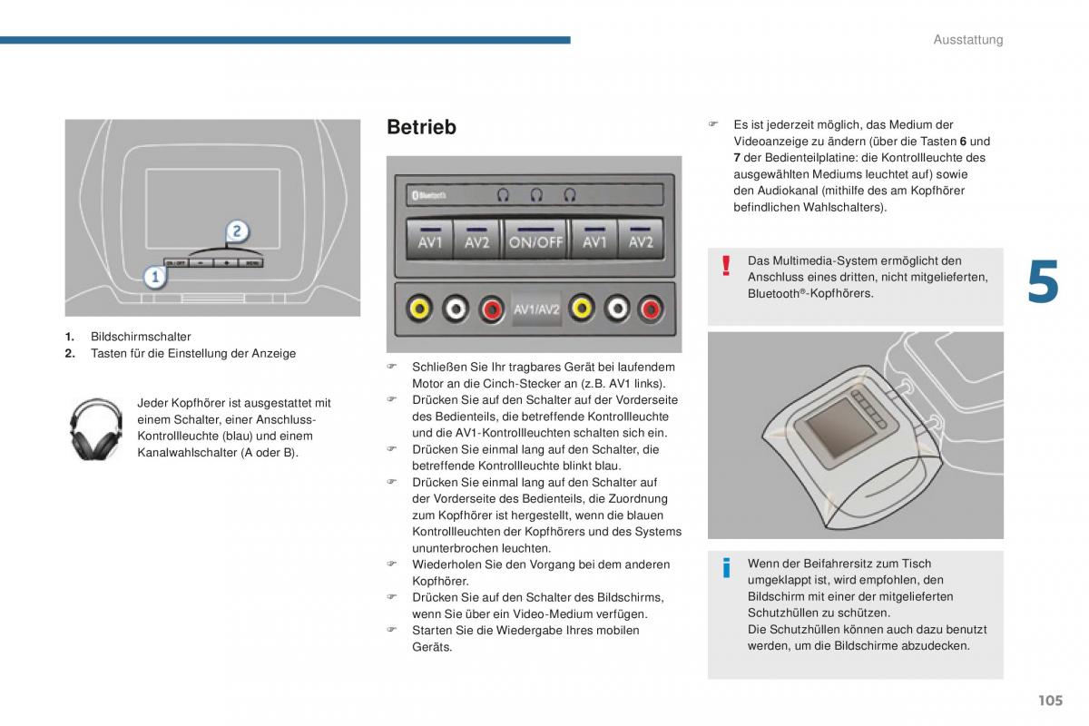 Peugeot 5008 II 2 Handbuch / page 107