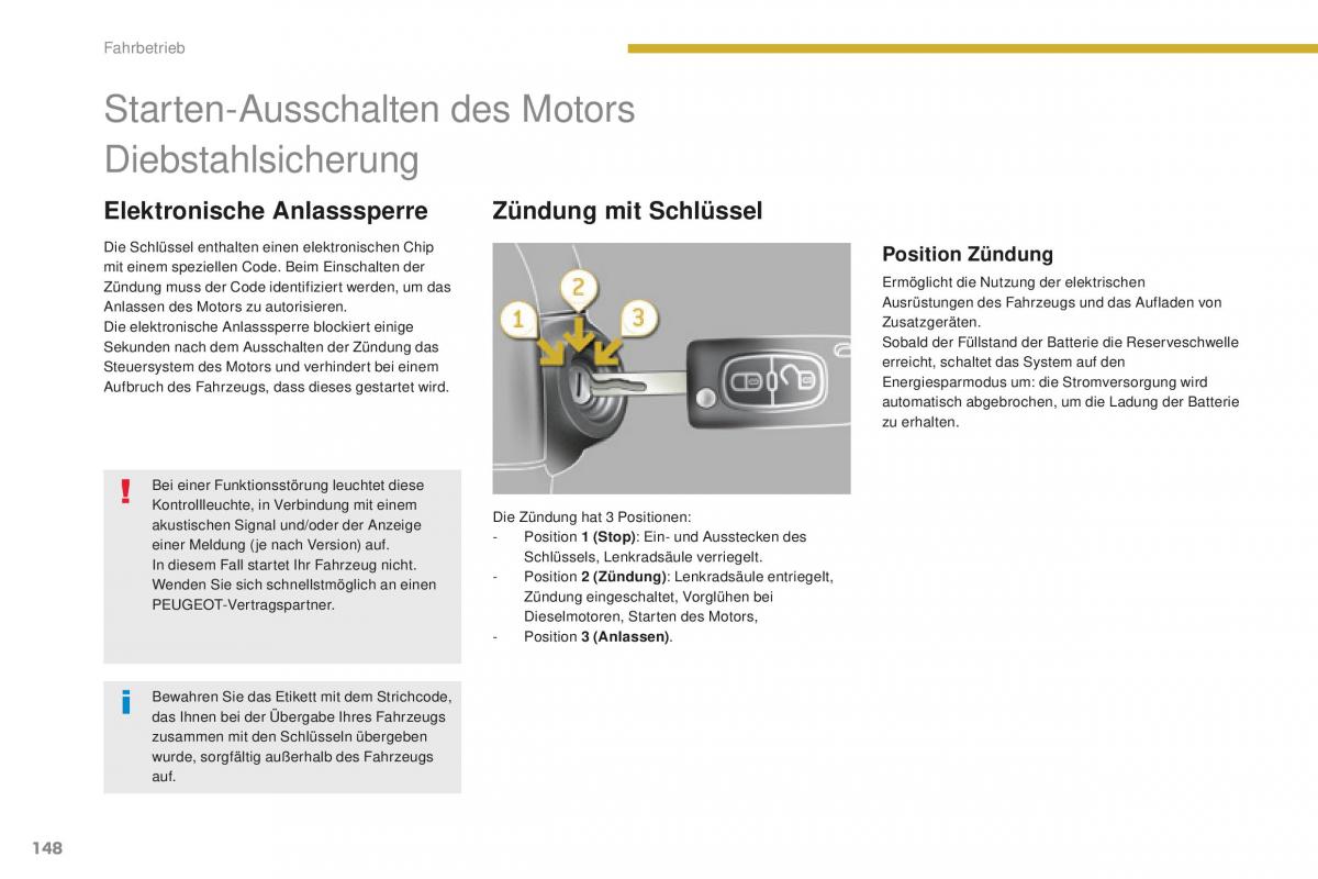 Peugeot 5008 II 2 Handbuch / page 150