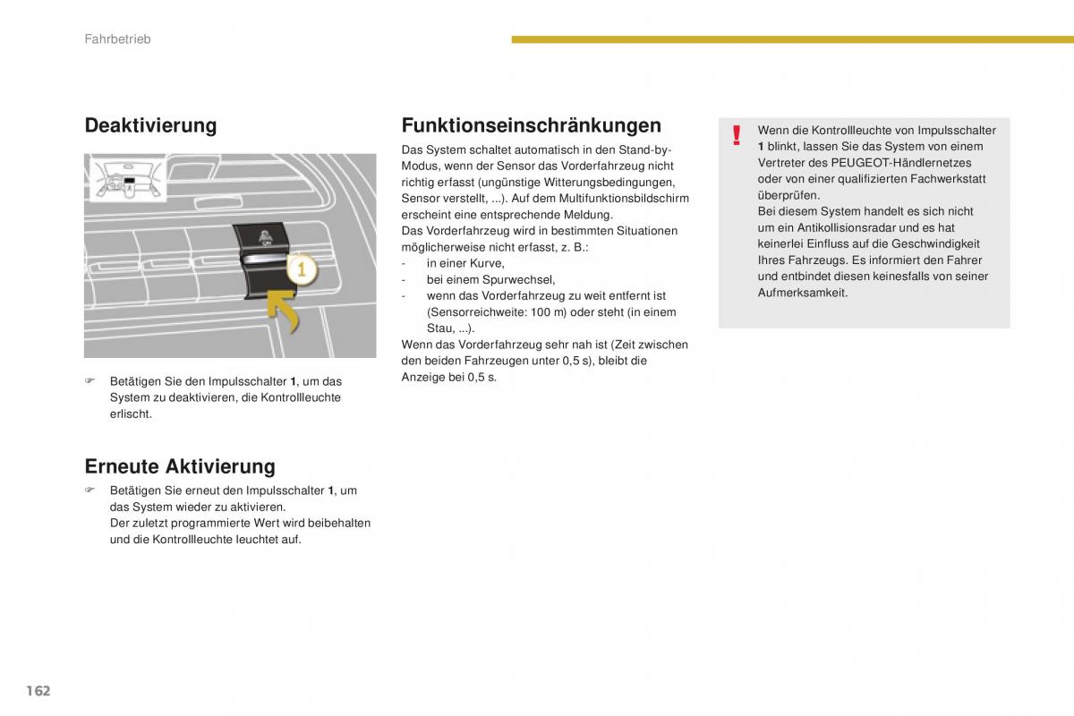 Peugeot 5008 II 2 Handbuch / page 164