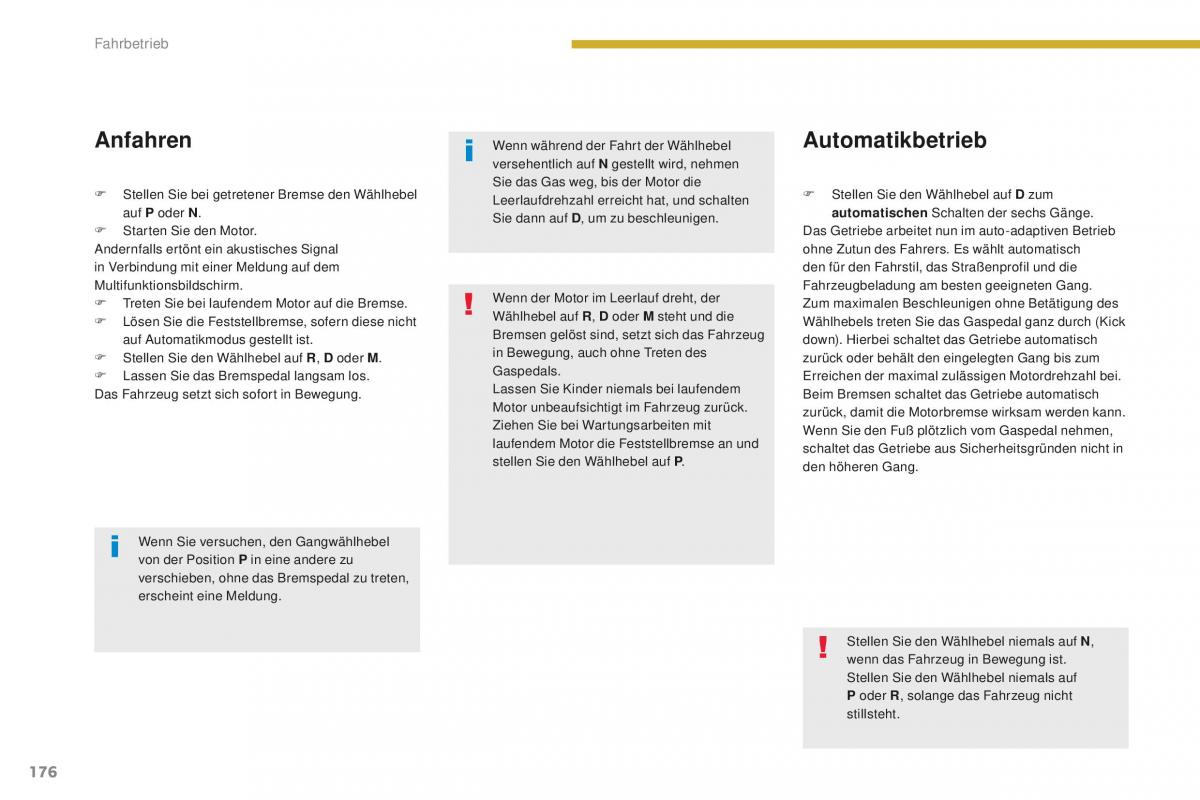 Peugeot 5008 II 2 Handbuch / page 178