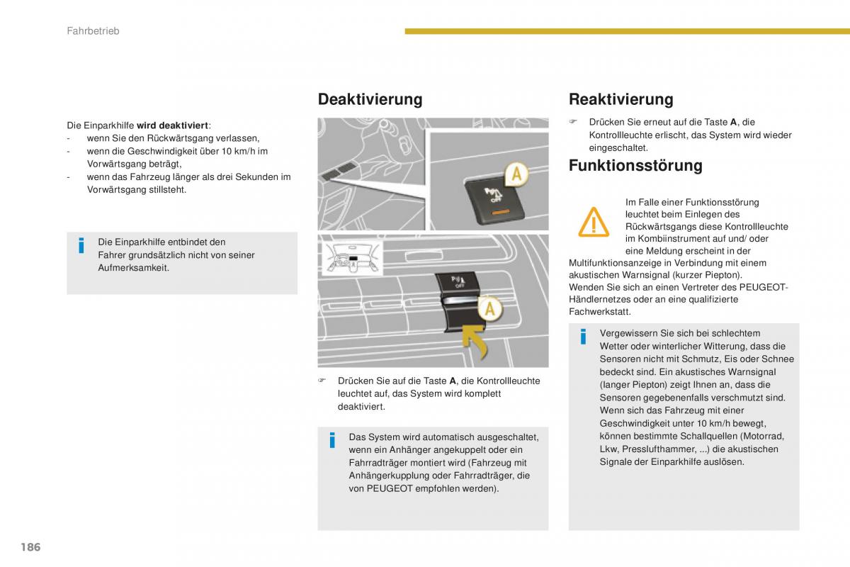 Peugeot 5008 II 2 Handbuch / page 188