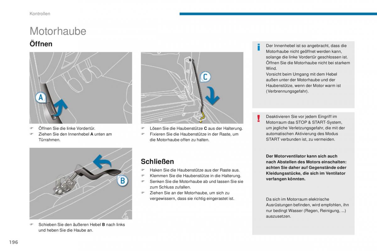 Peugeot 5008 II 2 Handbuch / page 198