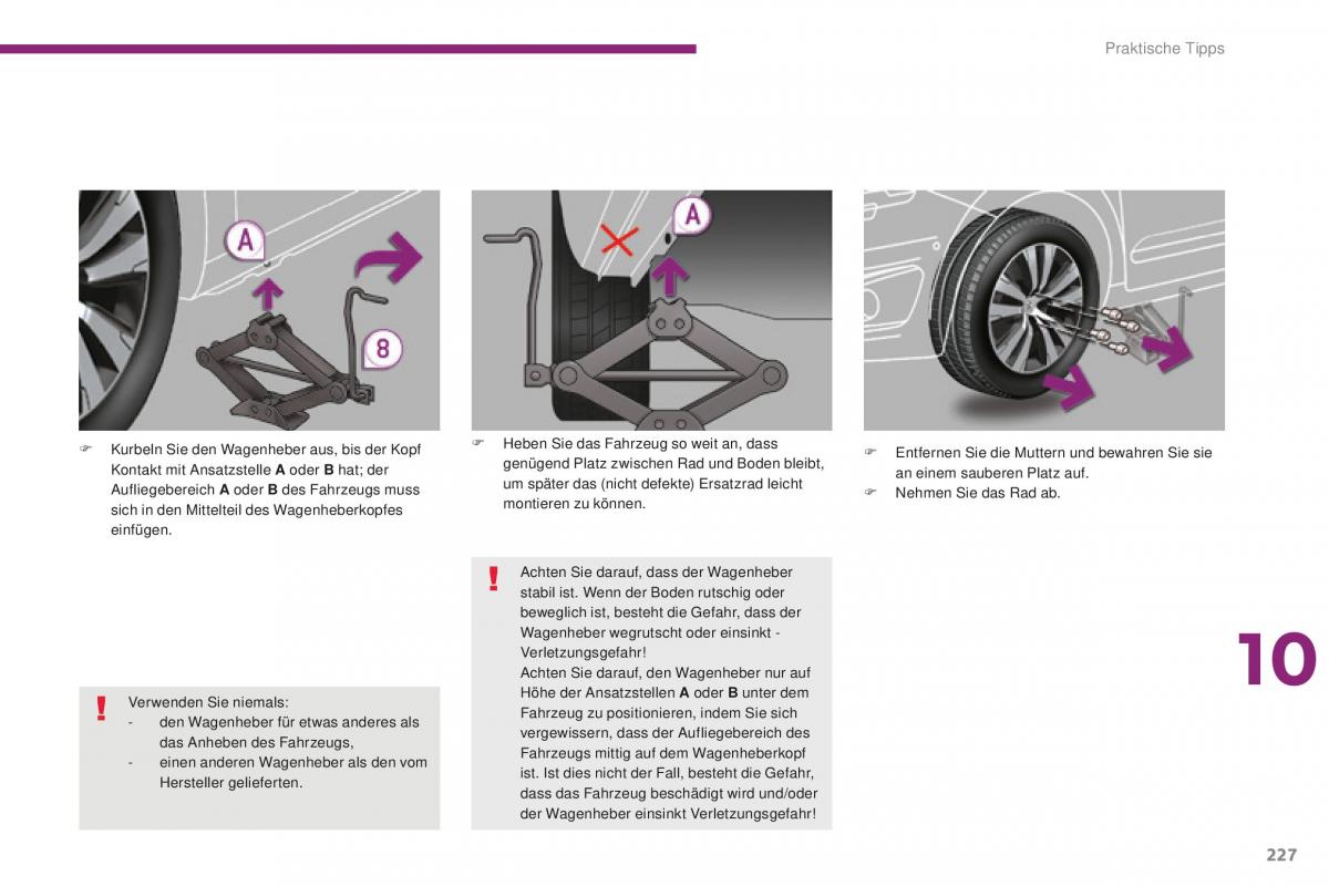 Peugeot 5008 II 2 Handbuch / page 229