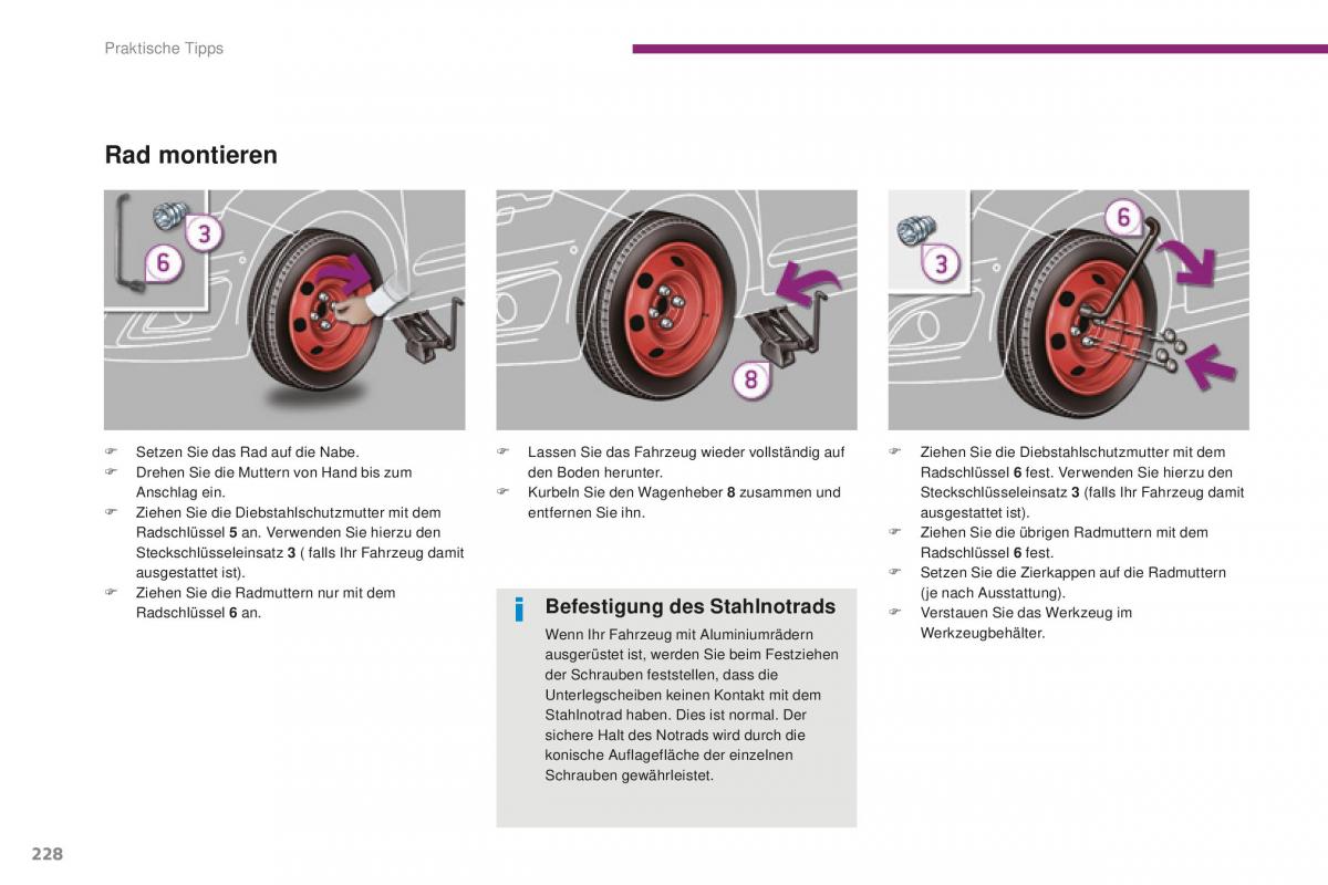 Peugeot 5008 II 2 Handbuch / page 230