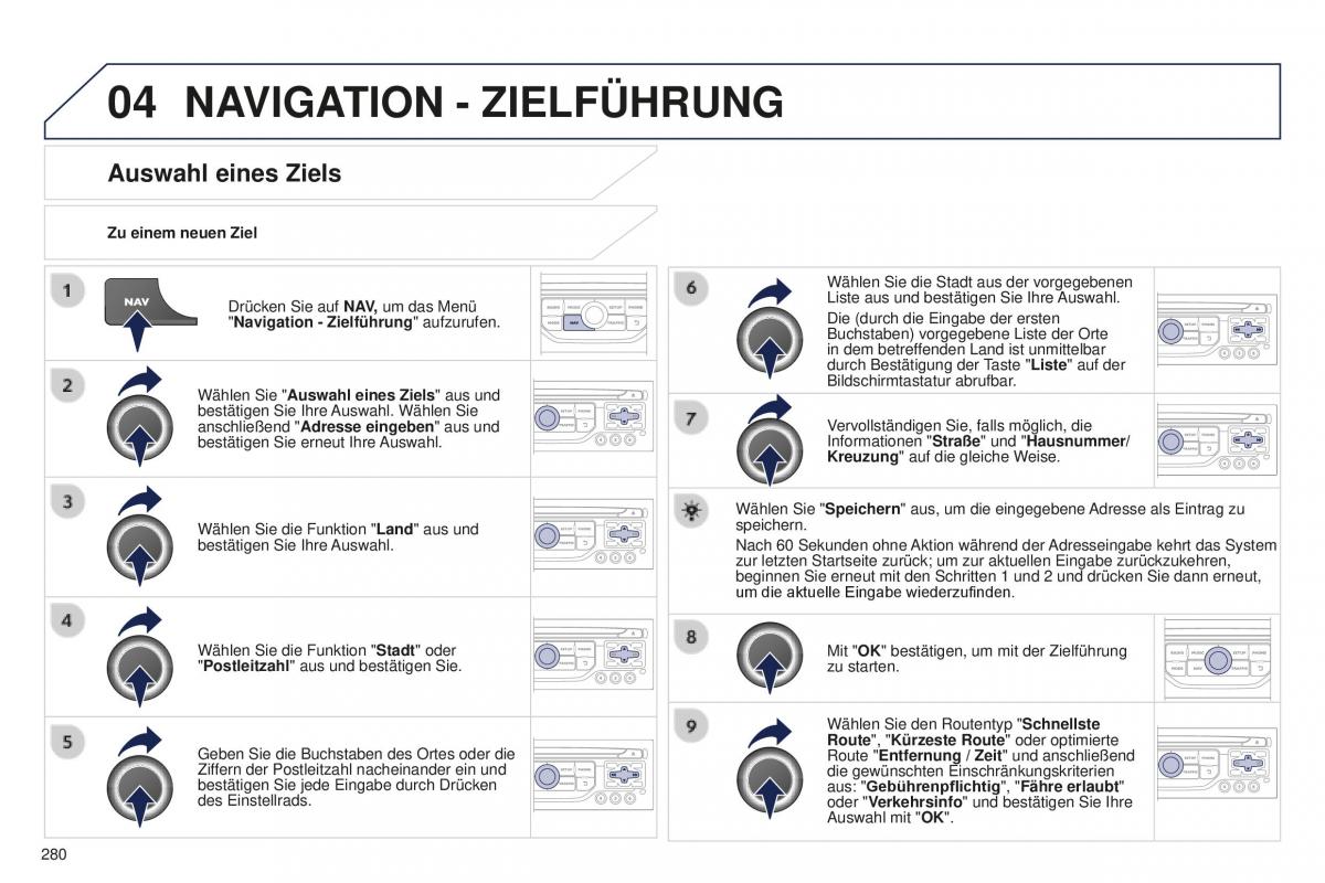 Peugeot 5008 II 2 Handbuch / page 282