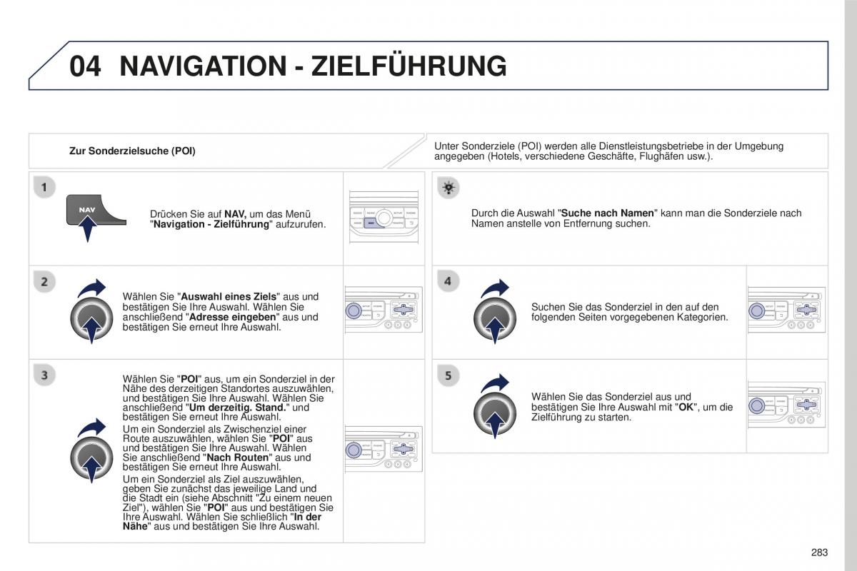 Peugeot 5008 II 2 Handbuch / page 285