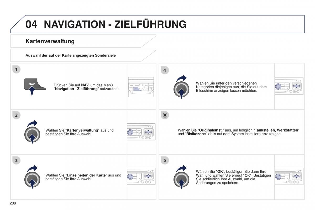 Peugeot 5008 II 2 Handbuch / page 290