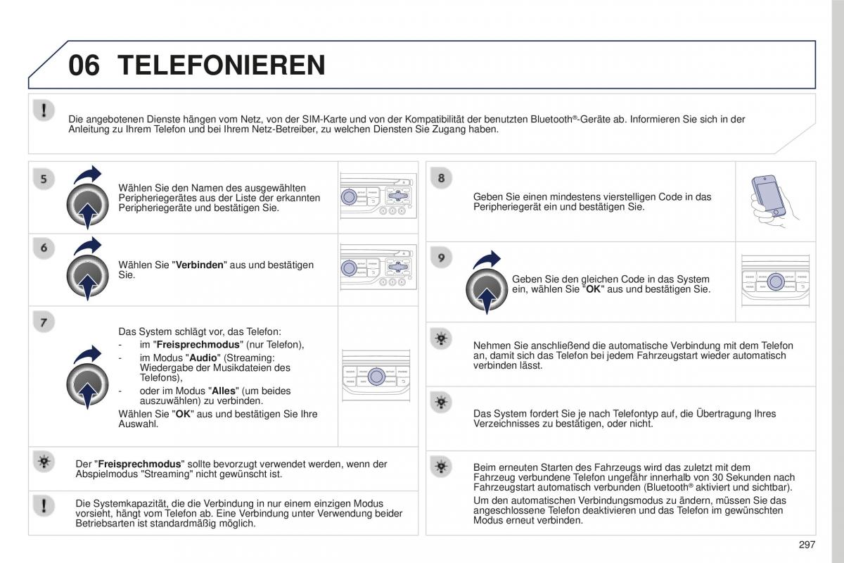 Peugeot 5008 II 2 Handbuch / page 299