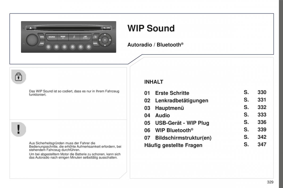 Peugeot 5008 II 2 Handbuch / page 331