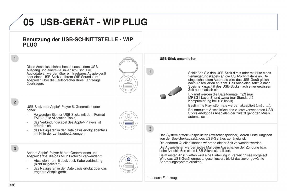 Peugeot 5008 II 2 Handbuch / page 338