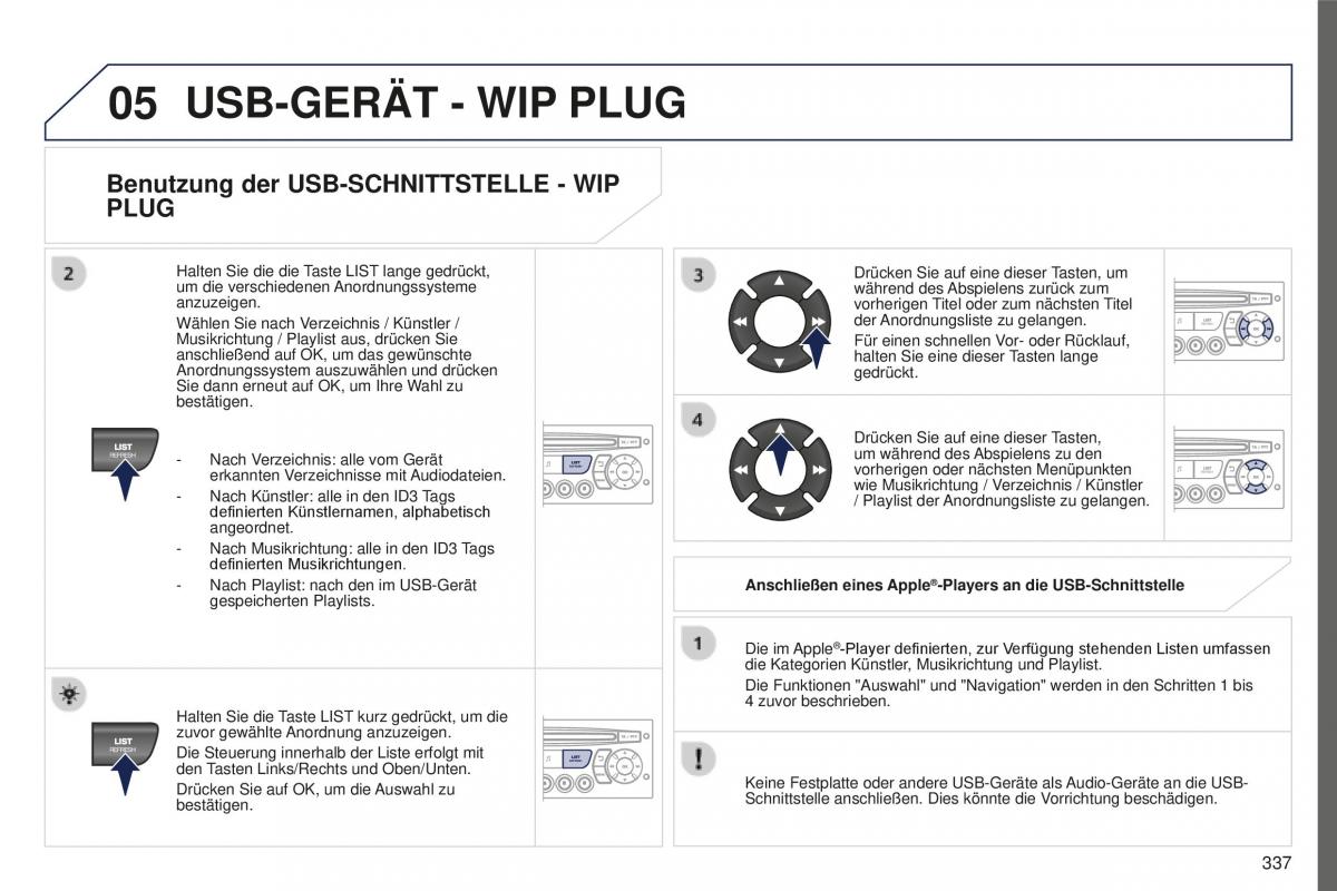 Peugeot 5008 II 2 Handbuch / page 339