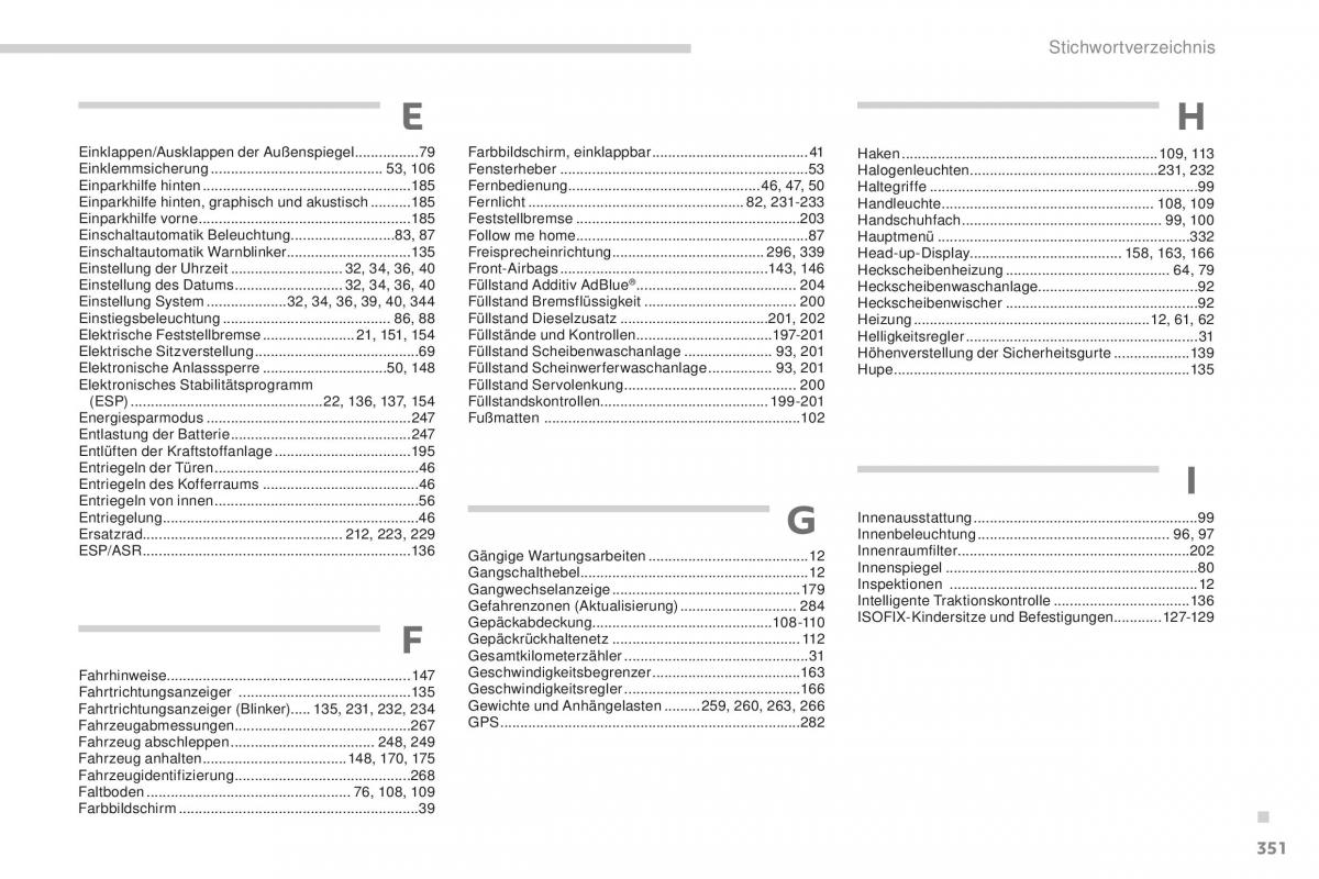 Peugeot 5008 II 2 Handbuch / page 353