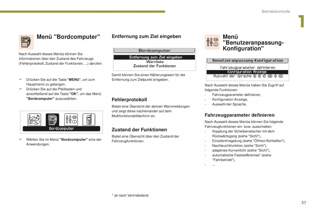 Peugeot 5008 II 2 Handbuch / page 39