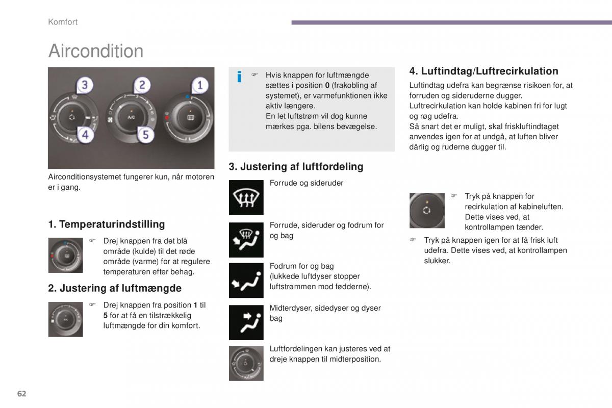 Peugeot 5008 II 2 Bilens instruktionsbog / page 64