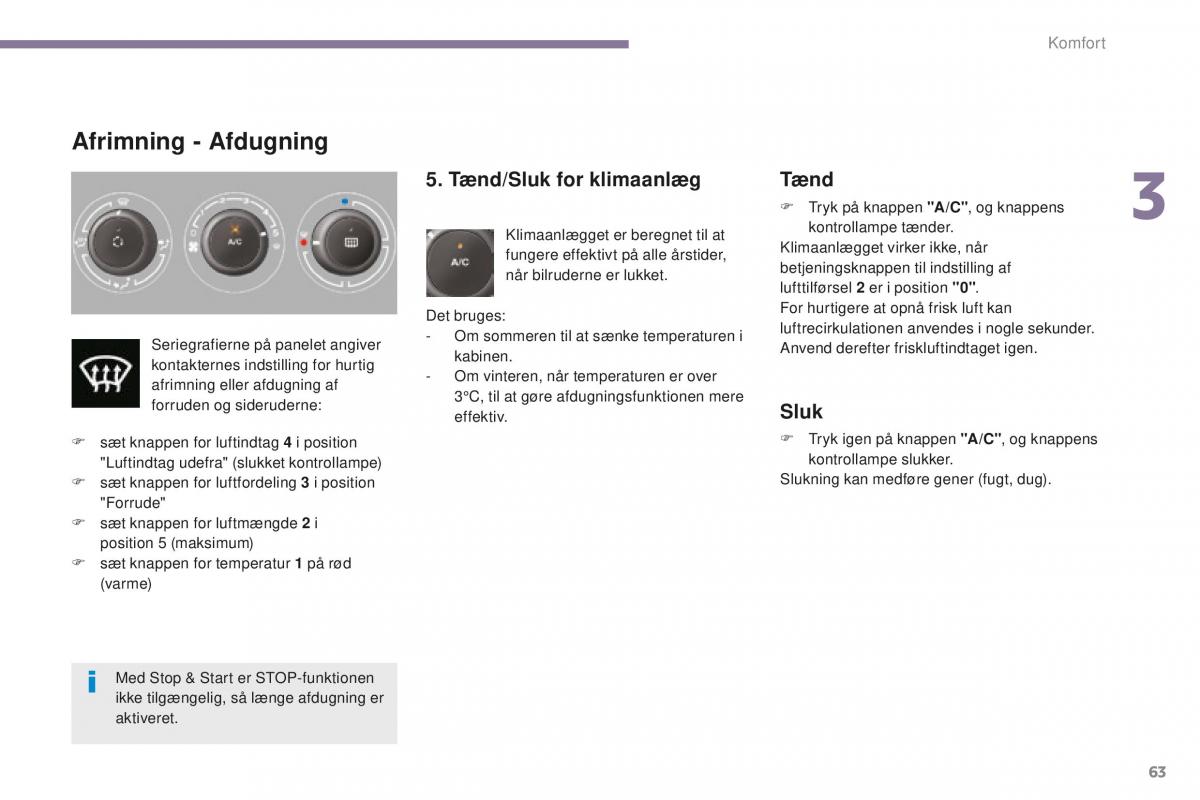 Peugeot 5008 II 2 Bilens instruktionsbog / page 65