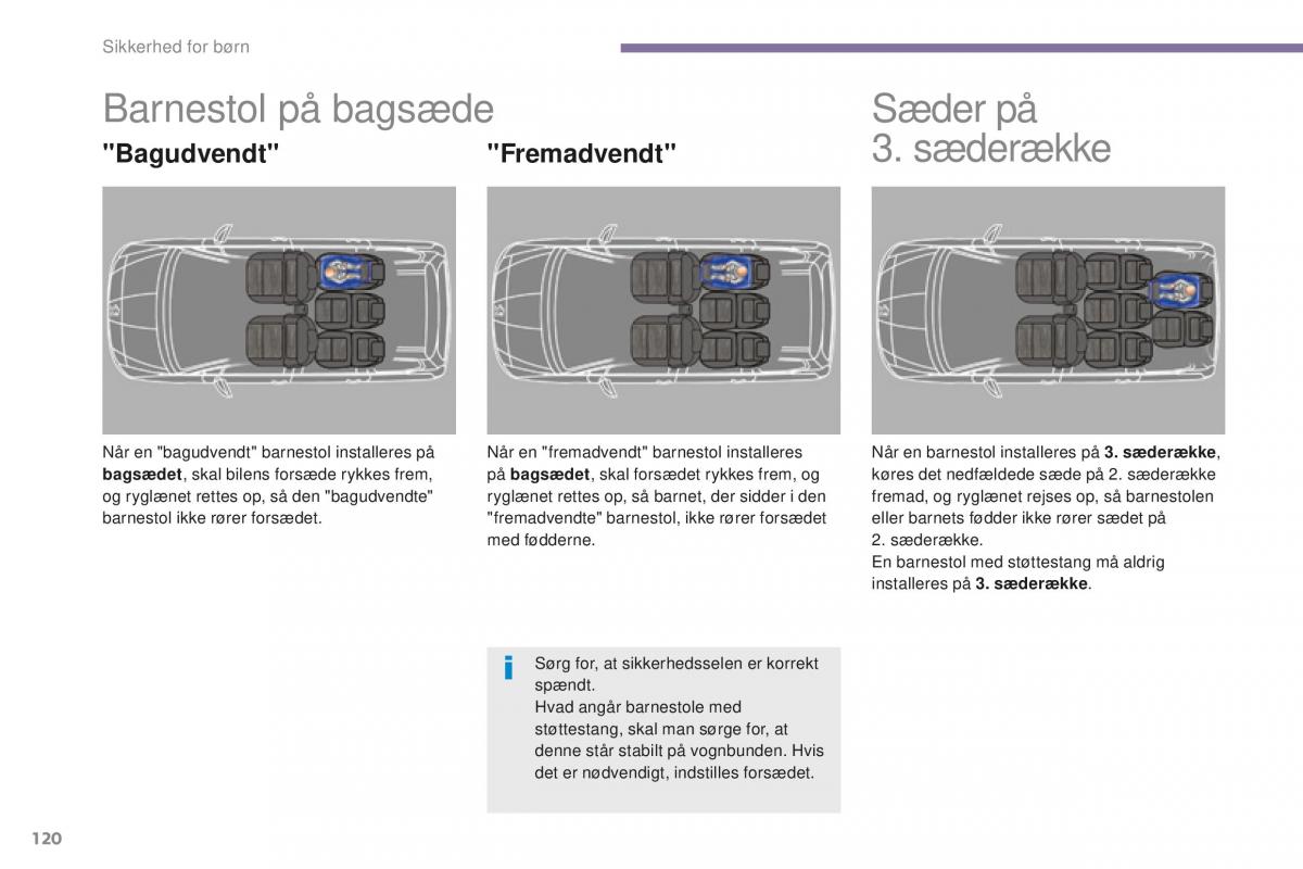 Peugeot 5008 II 2 Bilens instruktionsbog / page 122