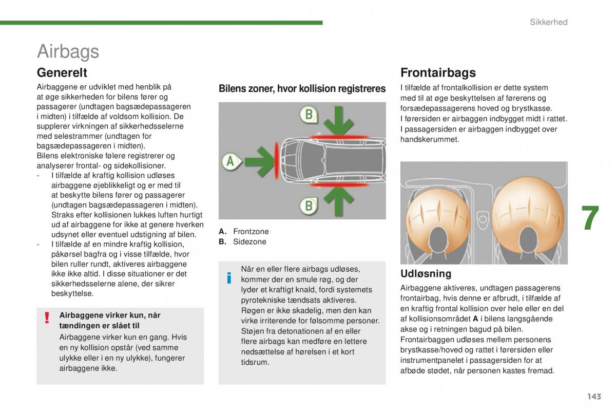 Peugeot 5008 II 2 Bilens instruktionsbog / page 145