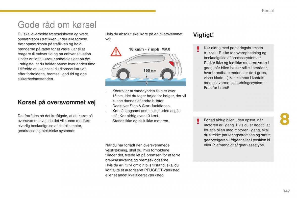 Peugeot 5008 II 2 Bilens instruktionsbog / page 149