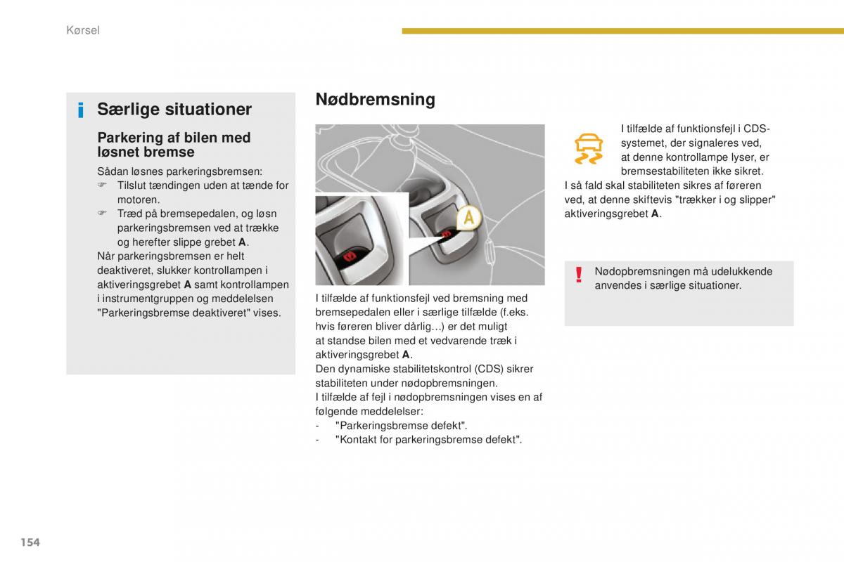 Peugeot 5008 II 2 Bilens instruktionsbog / page 156