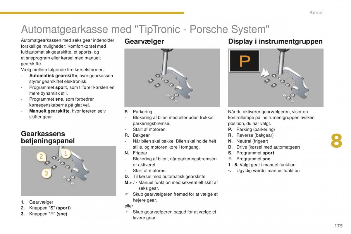 Peugeot 5008 II 2 Bilens instruktionsbog / page 177