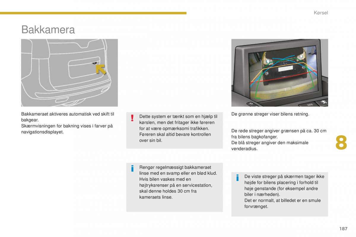 Peugeot 5008 II 2 Bilens instruktionsbog / page 189