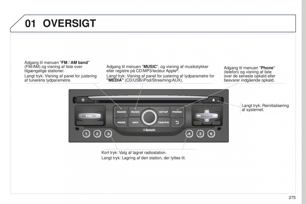 Peugeot 5008 II 2 Bilens instruktionsbog / page 277