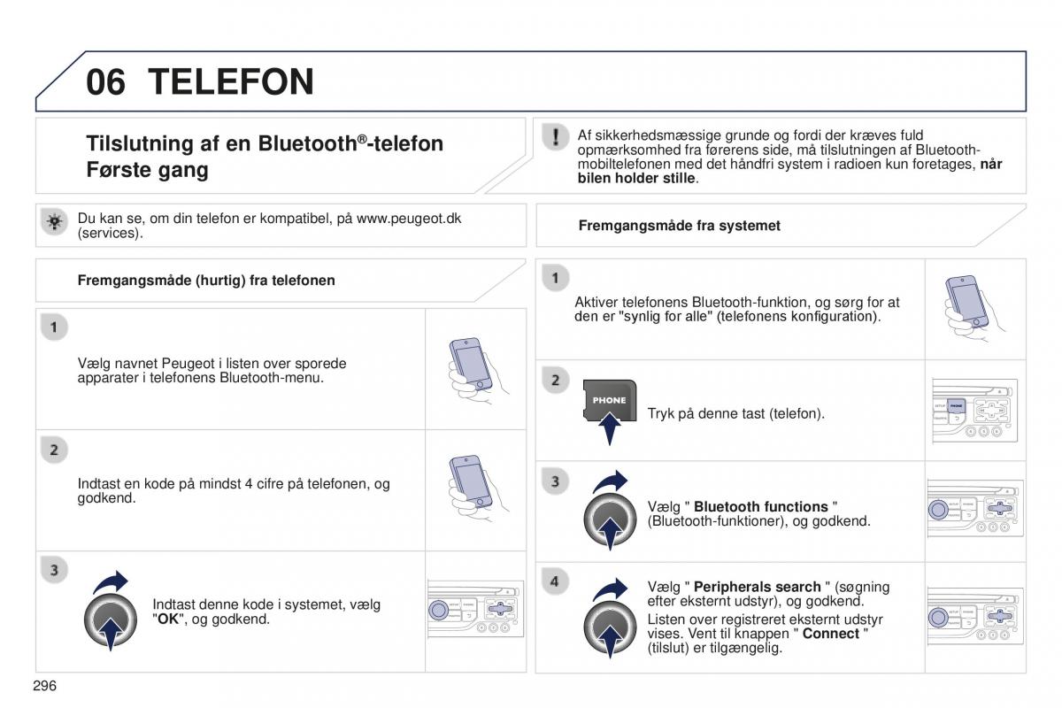 Peugeot 5008 II 2 Bilens instruktionsbog / page 298