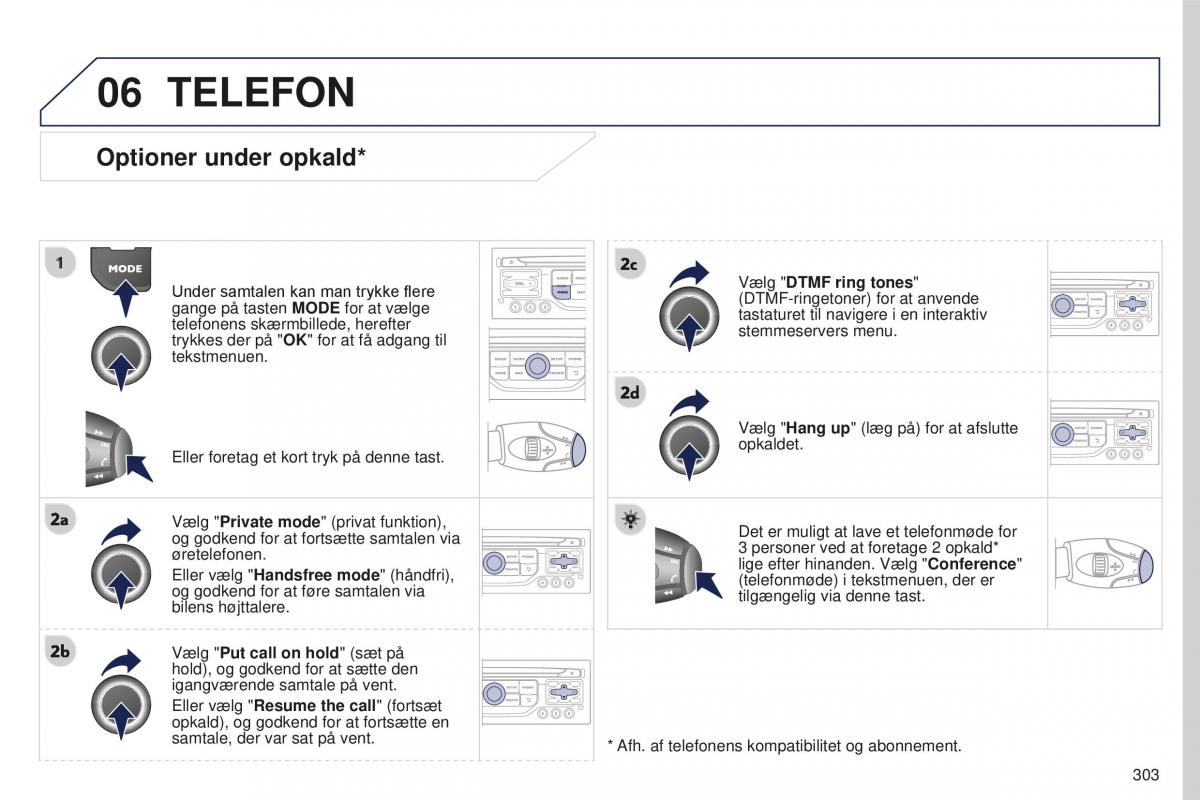 Peugeot 5008 II 2 Bilens instruktionsbog / page 305