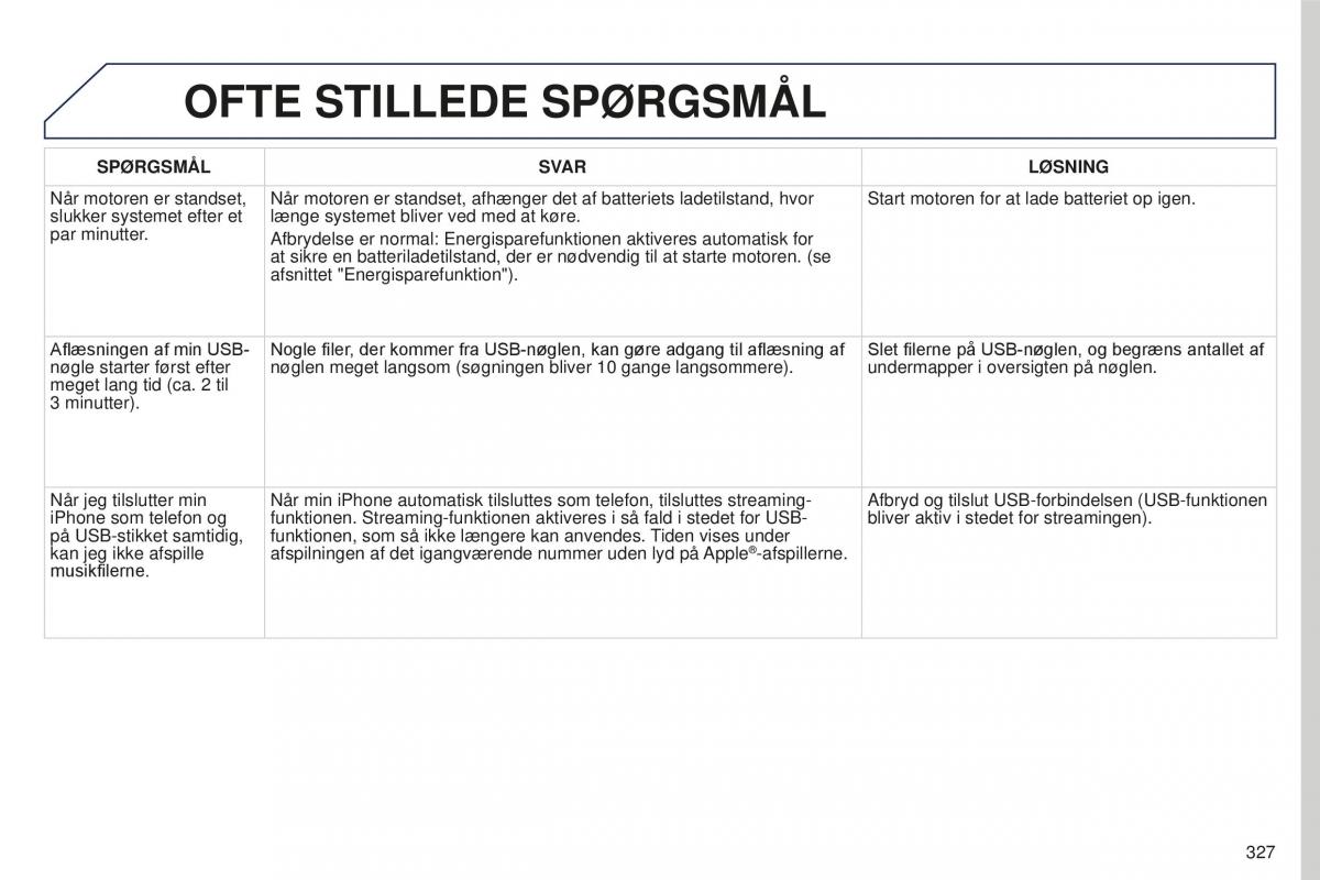 Peugeot 5008 II 2 Bilens instruktionsbog / page 329