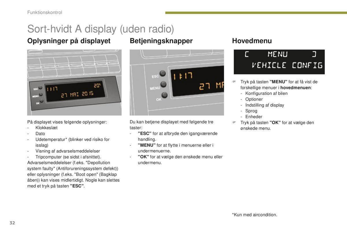 Peugeot 5008 II 2 Bilens instruktionsbog / page 34