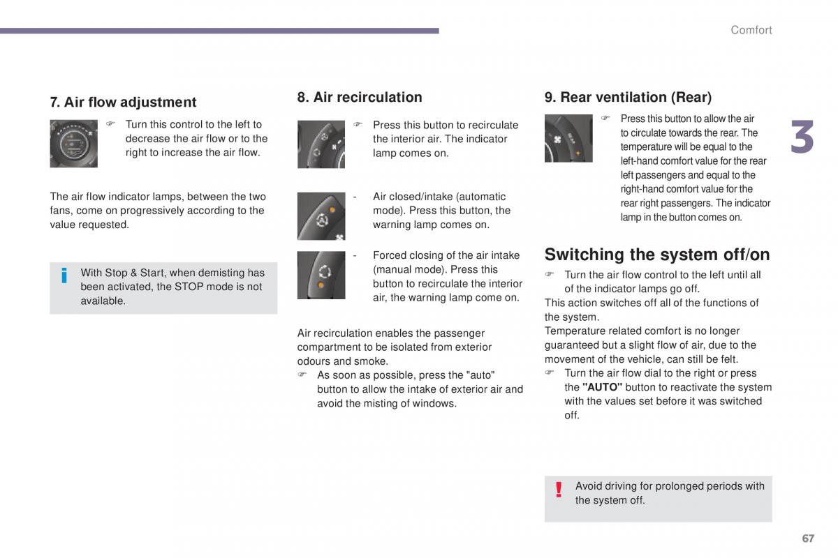 Peugeot 5008 II 2 owners manual / page 69