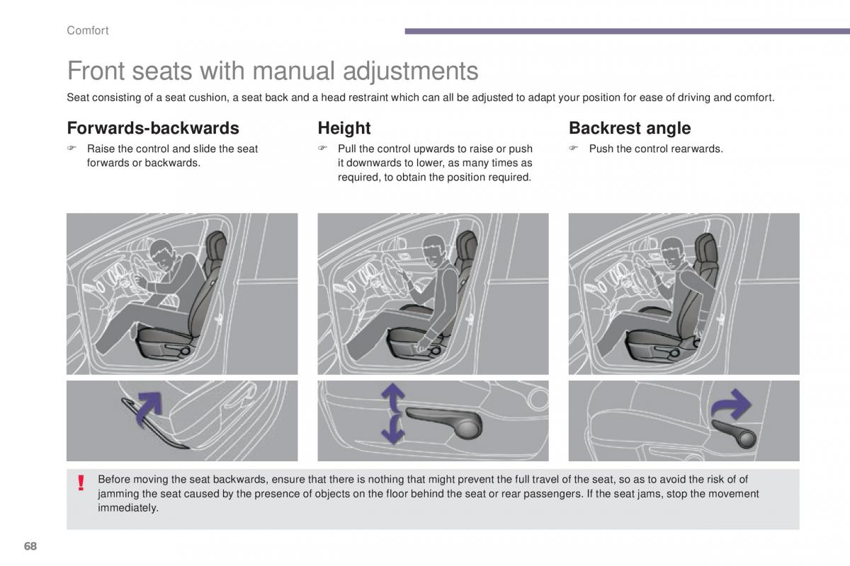 Peugeot 5008 II 2 owners manual / page 70