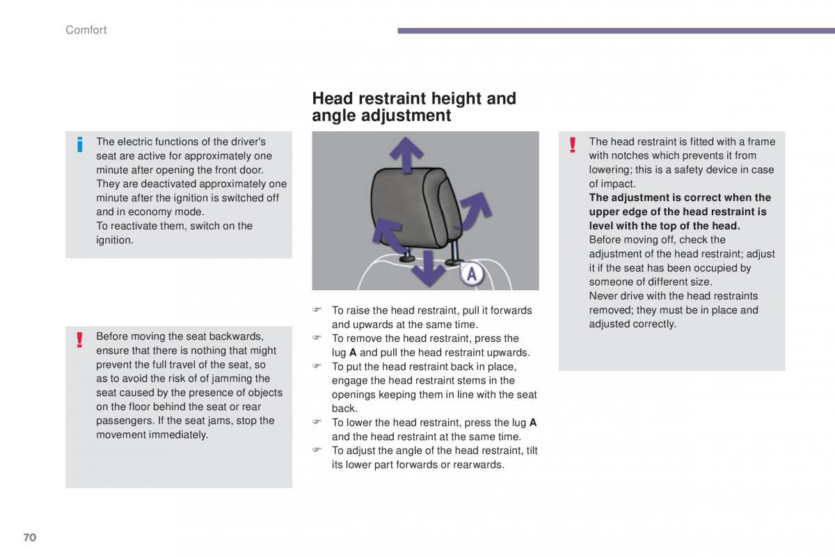 Peugeot 5008 II 2 owners manual / page 72