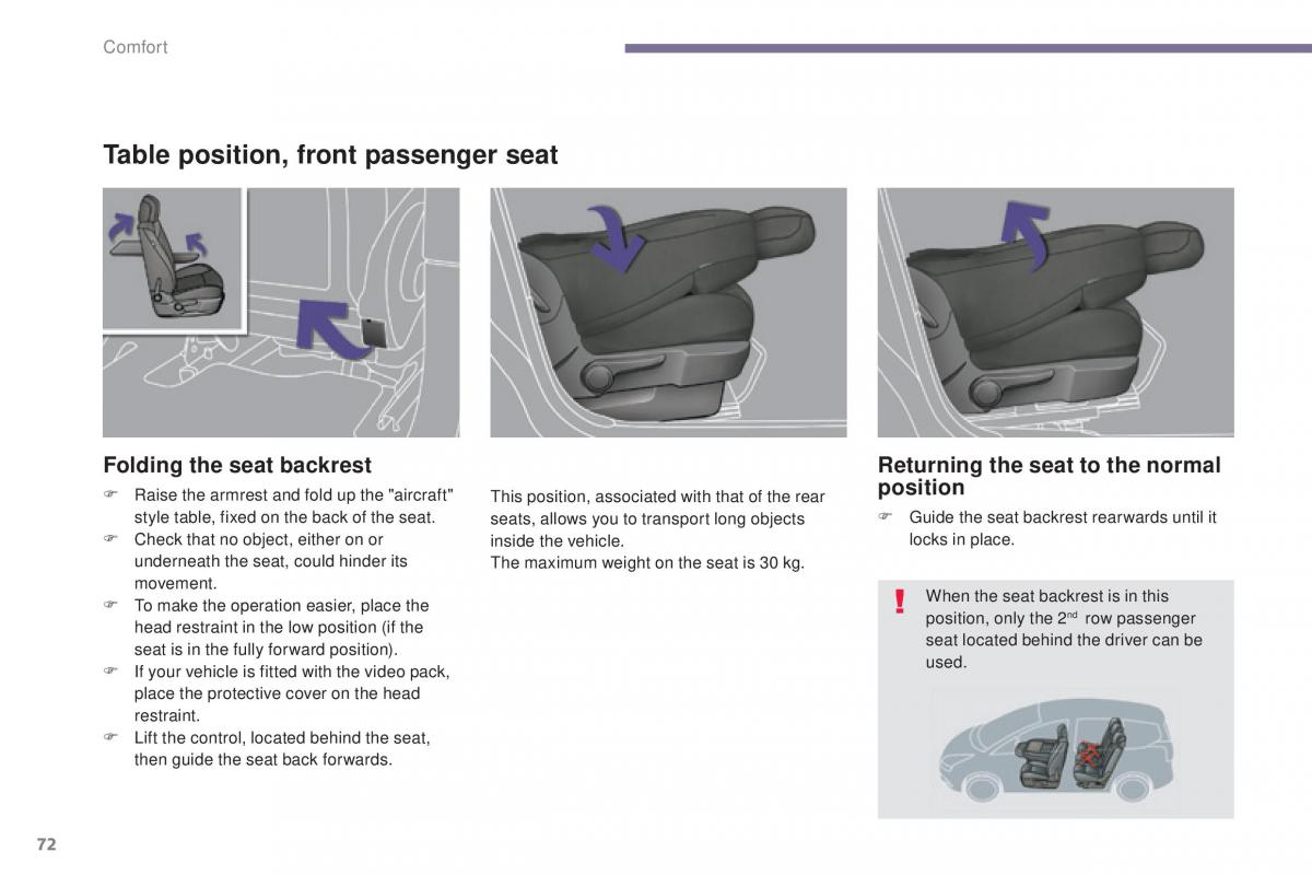 Peugeot 5008 II 2 owners manual / page 74