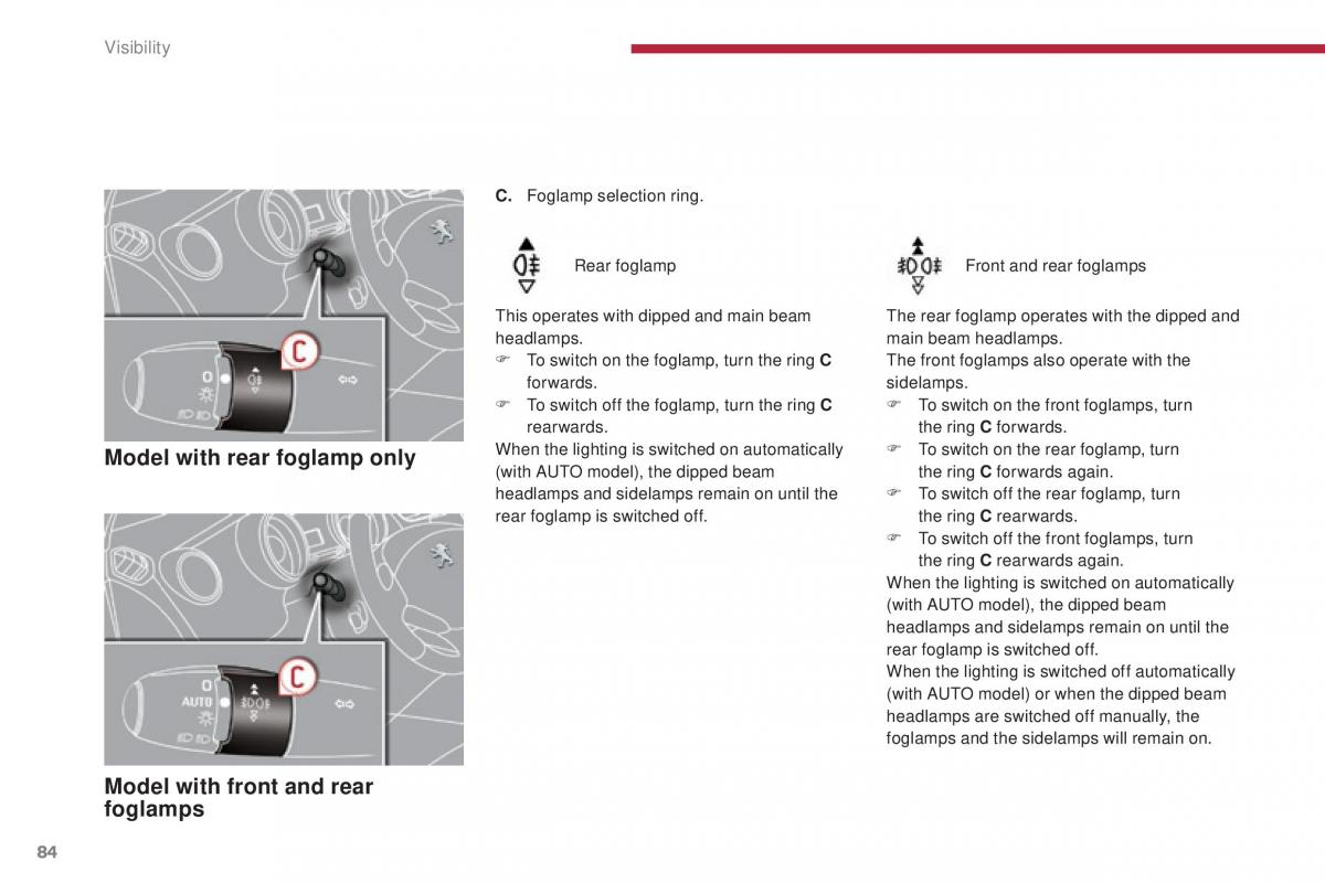 Peugeot 5008 II 2 owners manual / page 86