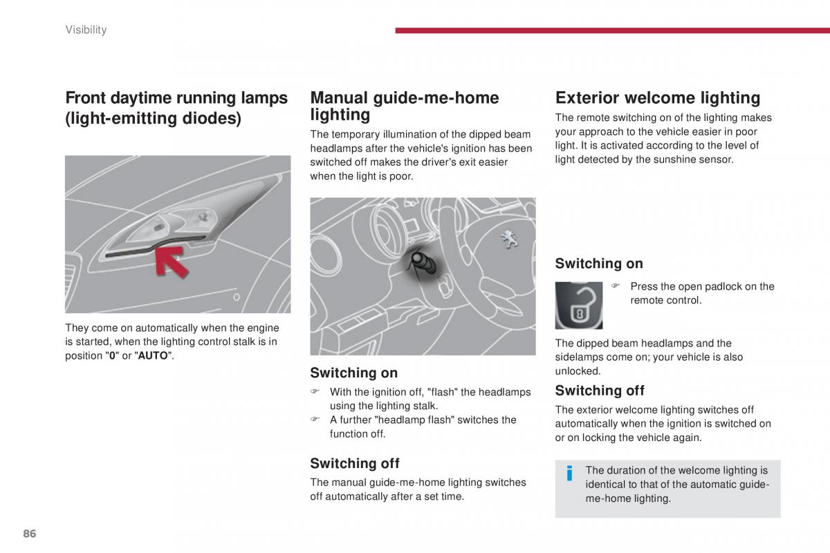 Peugeot 5008 II 2 owners manual / page 88