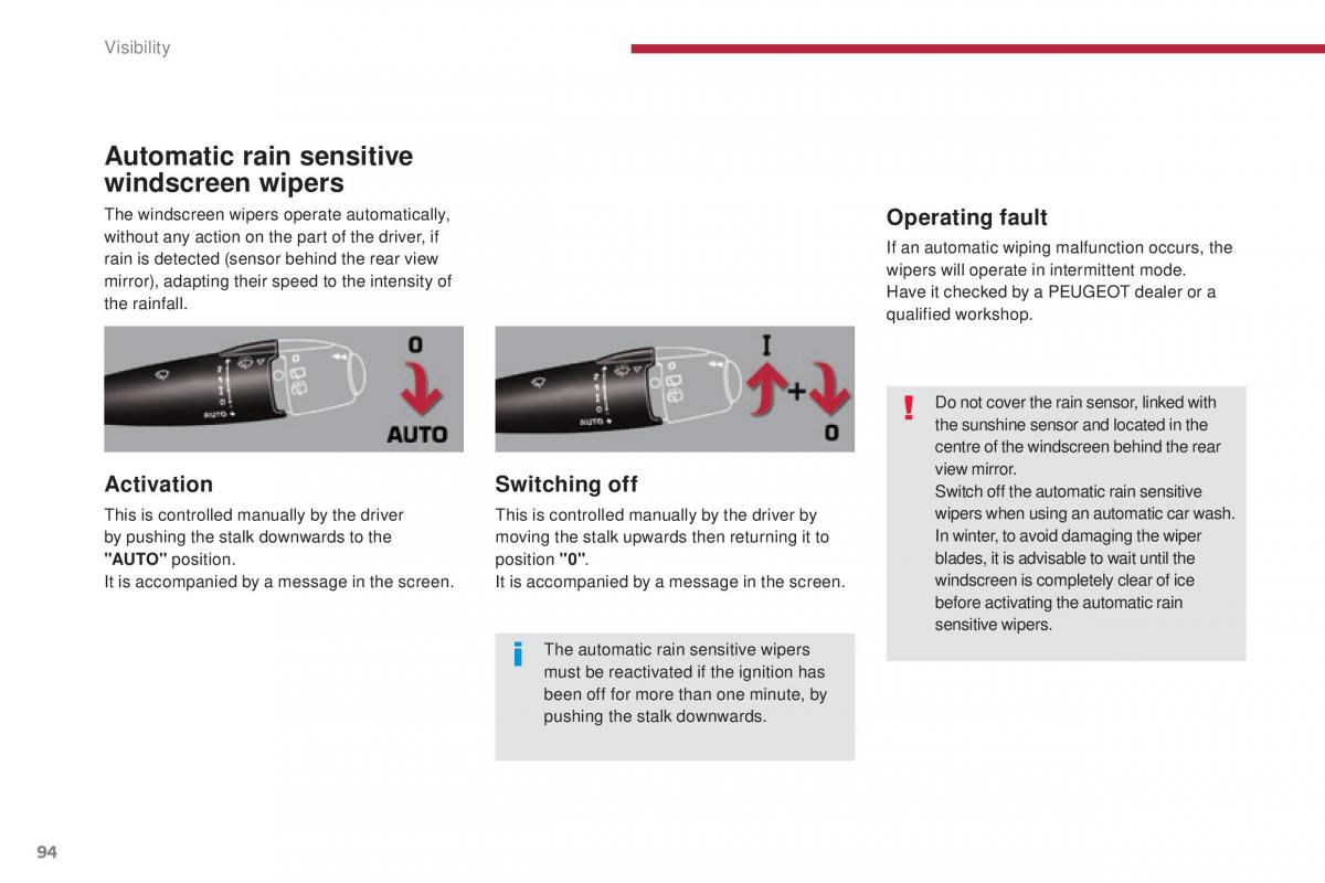 Peugeot 5008 II 2 owners manual / page 96