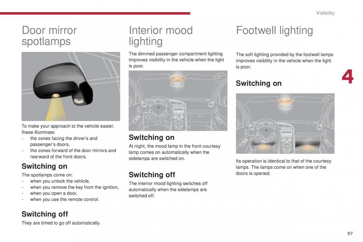 Peugeot 5008 II 2 owners manual / page 99