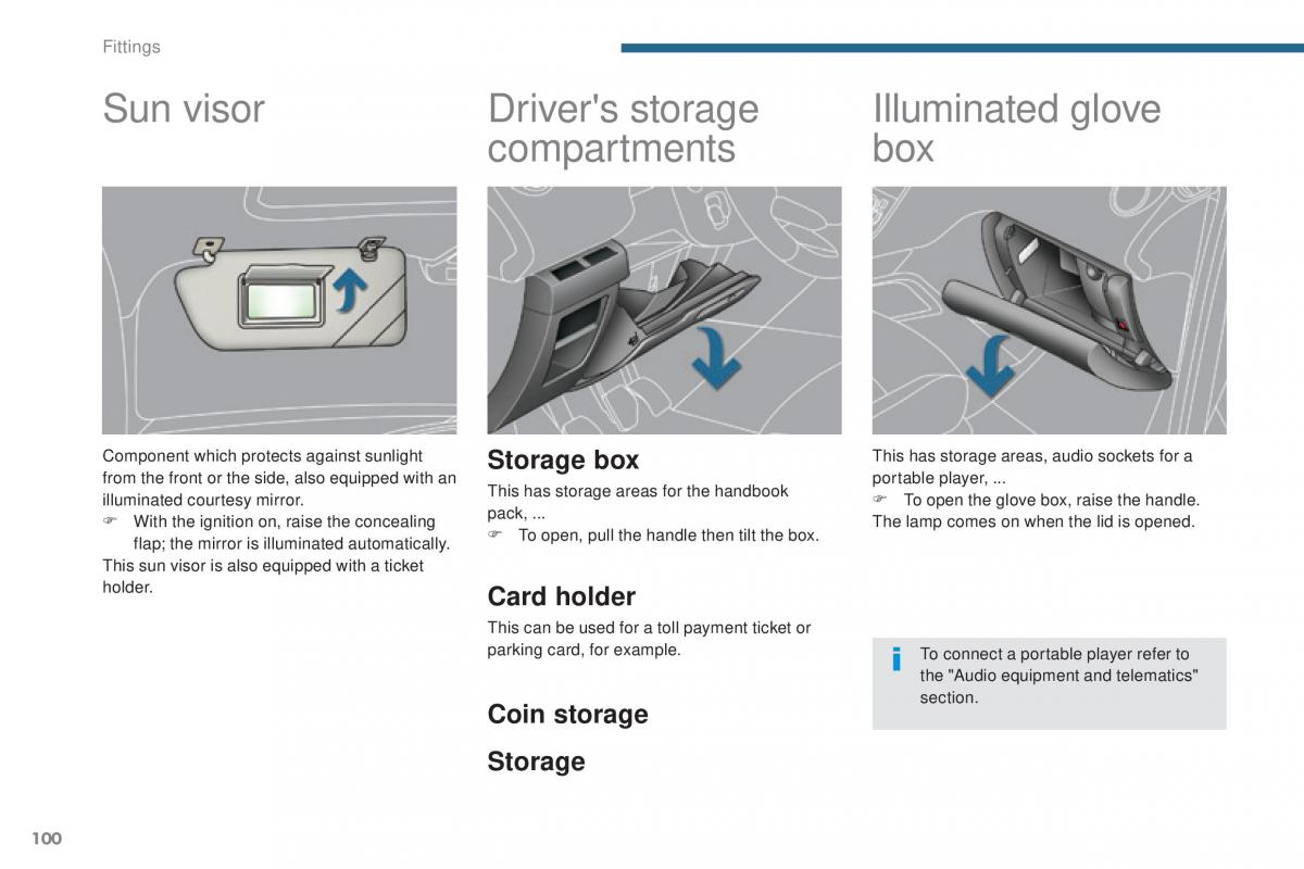 Peugeot 5008 II 2 owners manual / page 102