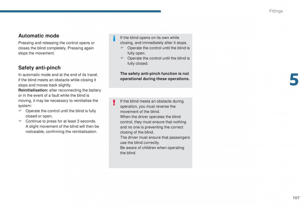 Peugeot 5008 II 2 owners manual / page 109