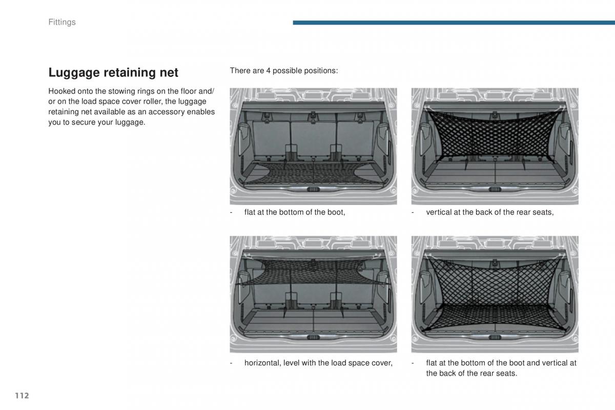 Peugeot 5008 II 2 owners manual / page 114