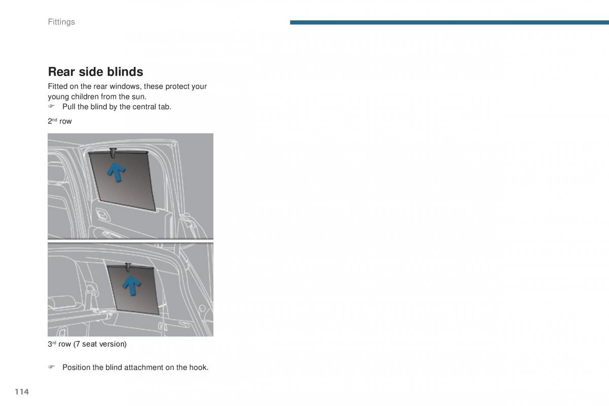 Peugeot 5008 II 2 owners manual / page 116