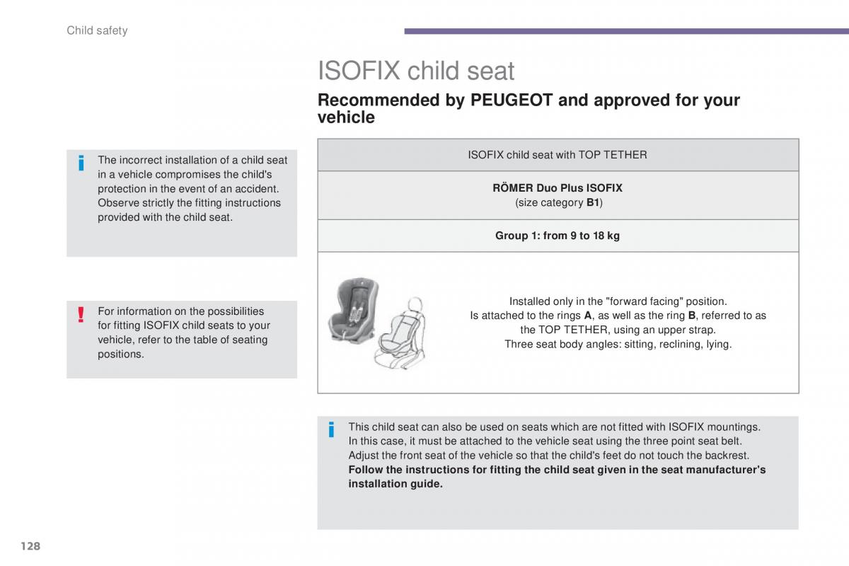 Peugeot 5008 II 2 owners manual / page 130