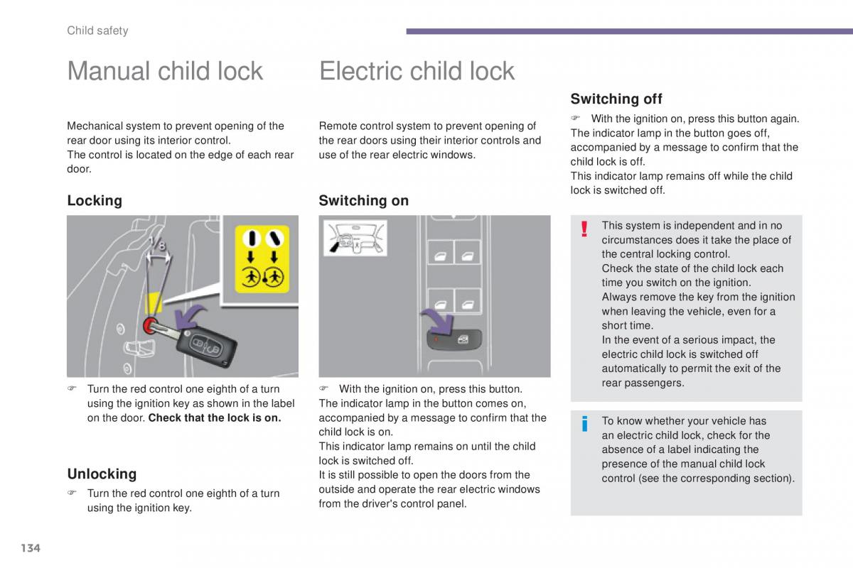 Peugeot 5008 II 2 owners manual / page 136