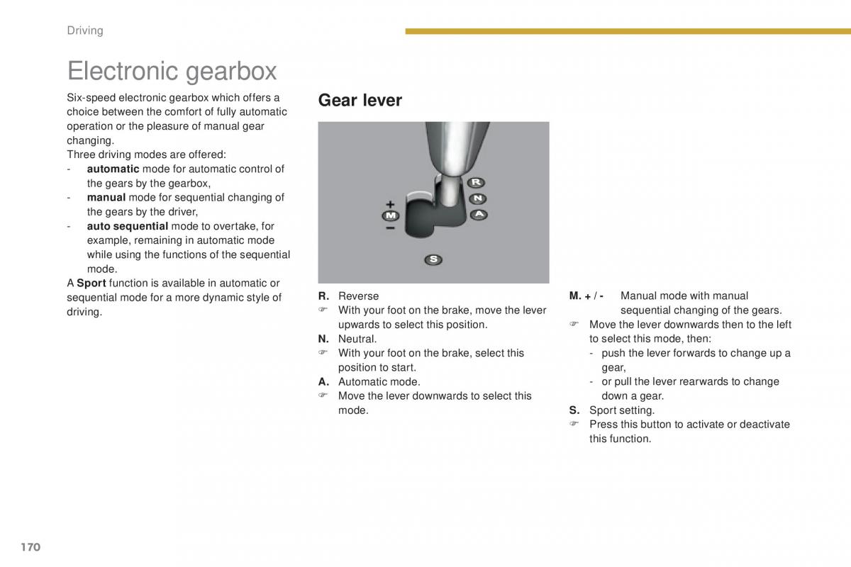 Peugeot 5008 II 2 owners manual / page 172