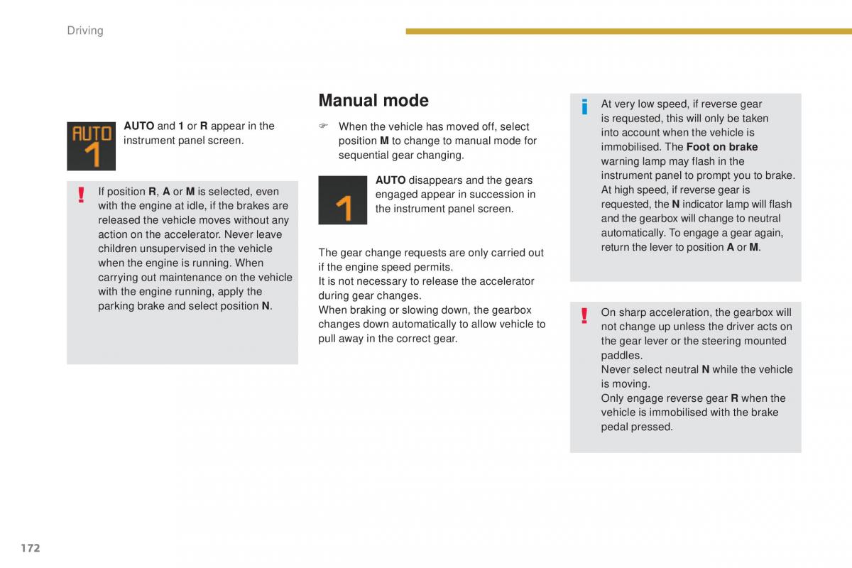 Peugeot 5008 II 2 owners manual / page 174