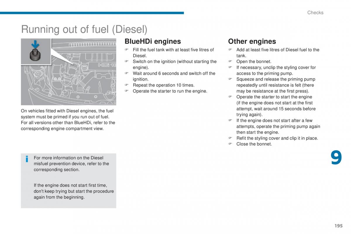 Peugeot 5008 II 2 owners manual / page 197