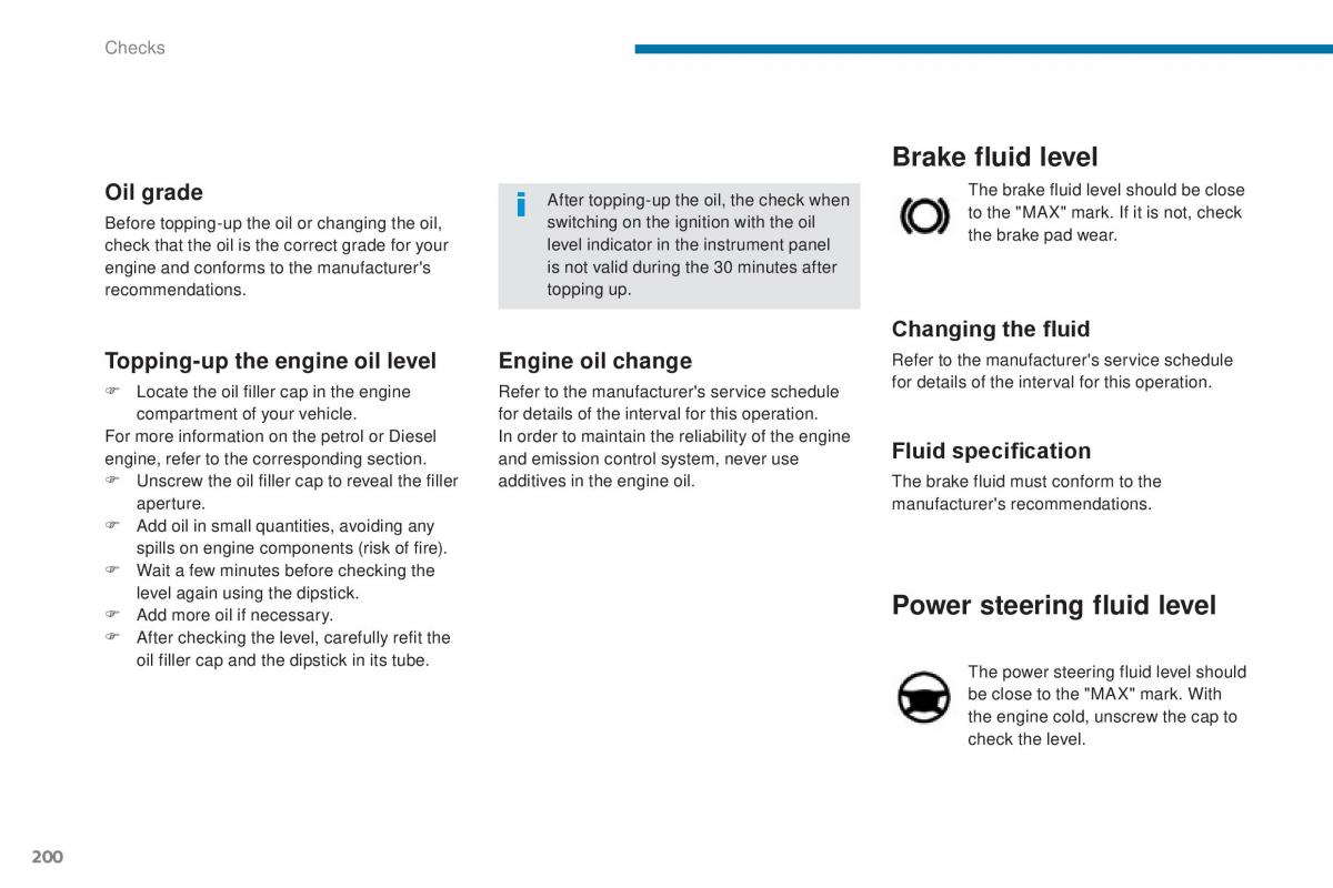 Peugeot 5008 II 2 owners manual / page 202