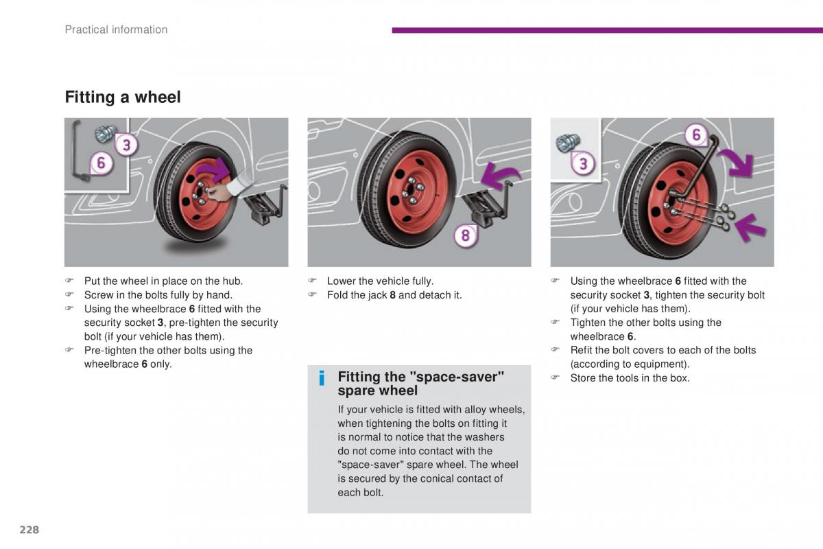 Peugeot 5008 II 2 owners manual / page 230