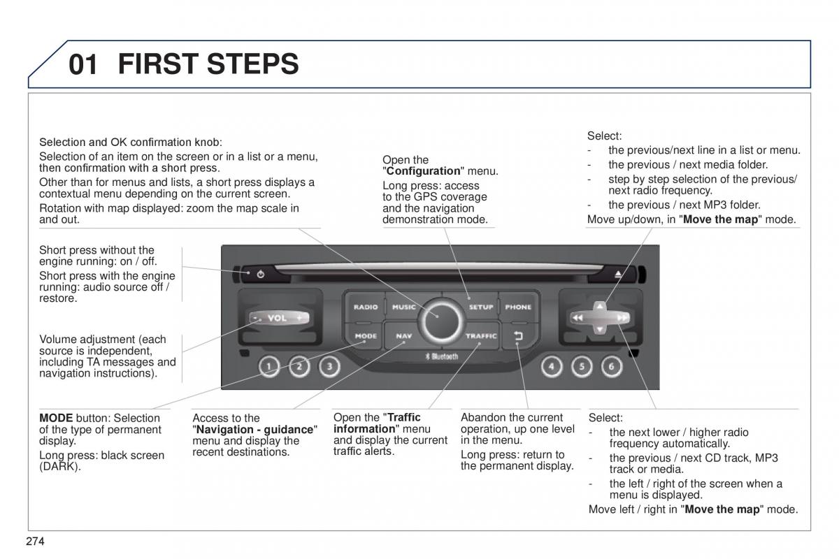 Peugeot 5008 II 2 owners manual / page 276